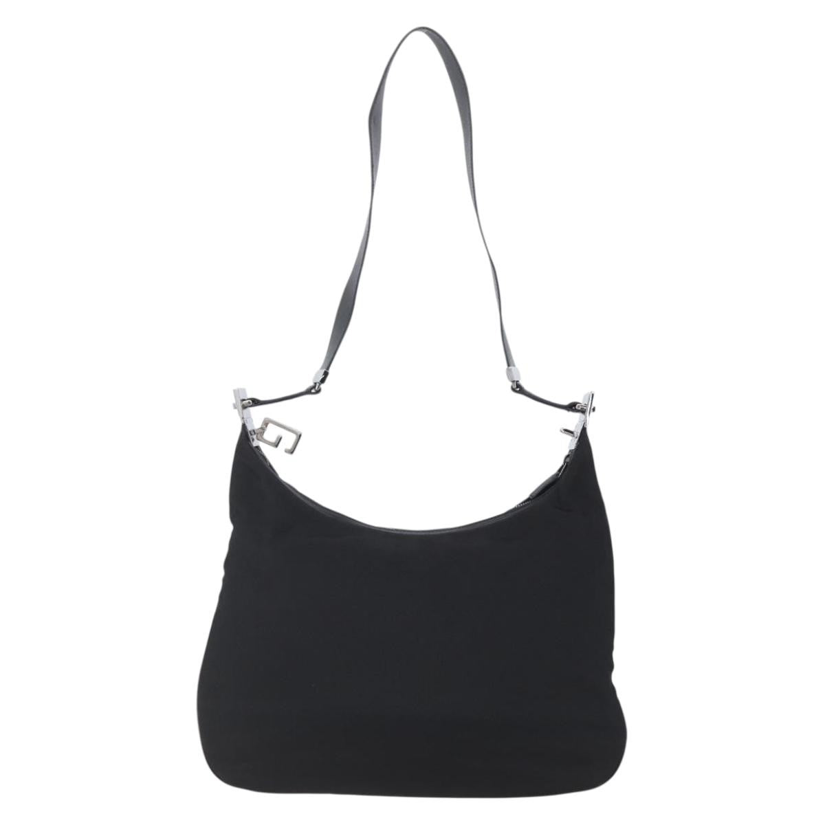 Gucci Vintage Shoulder Bag Nylon, BLACK, NYLON, Shoulder bag