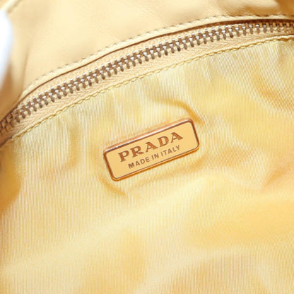 Prada Vintage Shoulder Bag Tessuto, YELLOW, NYLON, Shoulder bag