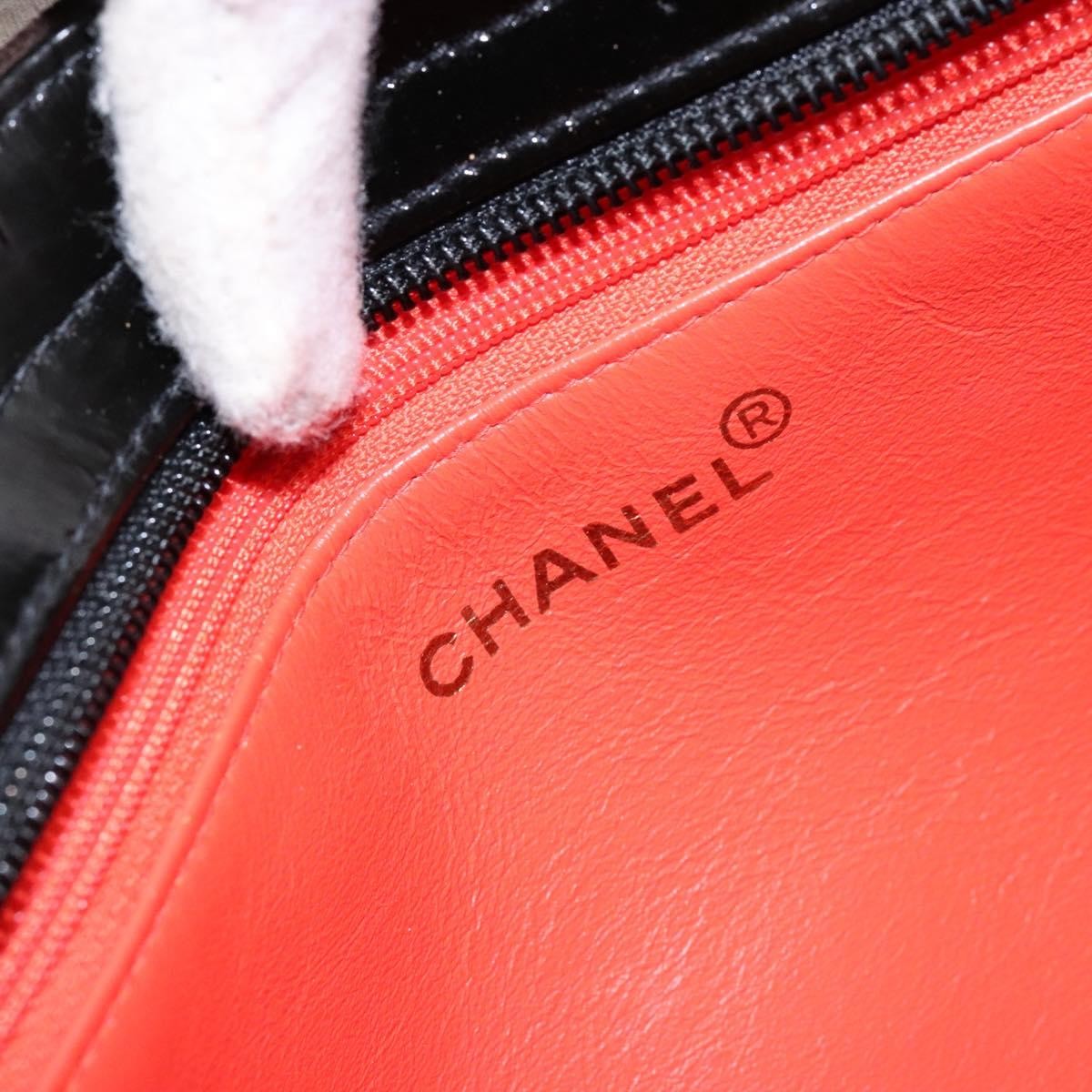 Chanel Vintage Logo Tote Suede, BROWN, SUEDE, Tote bag