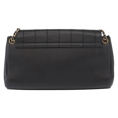 Chanel Chocolate Bar Accordion Reissue Flap Bag Quilted Lambskin, BLACK, LEATHER, Shoulder bag
