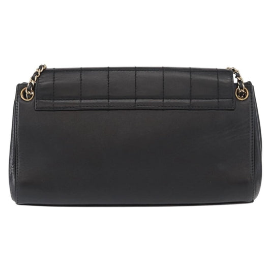 Chanel Chocolate Bar Accordion Reissue Flap Bag Quilted Lambskin, BLACK, LEATHER, Shoulder bag