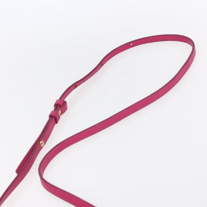 Celine Trio Crossbody Bag Leather, PINK, LEATHER, Shoulder bag