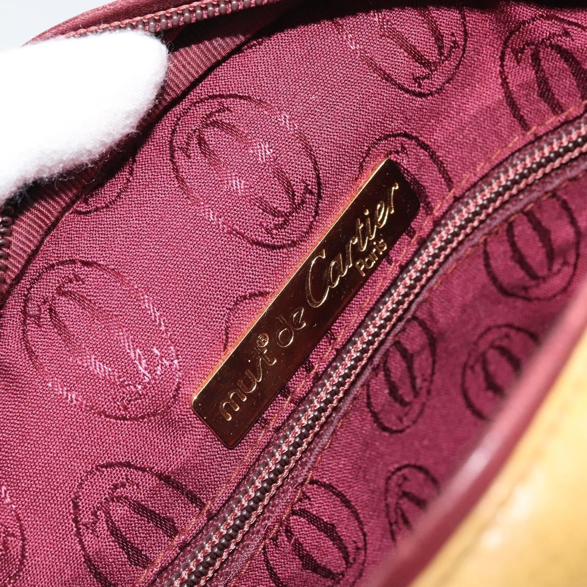 cartier Tasseled Must de Cartier Crossbody Bag Leather, YELLOW, LEATHER, Shoulder bag