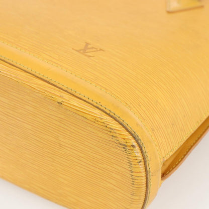 Louis Vuitton Lussac Handbag Epi Leather, Yellow, Leather, Shoulder Bag