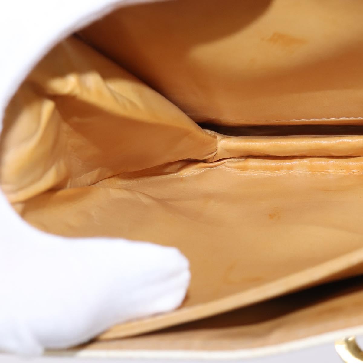 Celine Macadam Shoulder Bag PVC Leather, WHITE, CANVAS, Shoulder bag