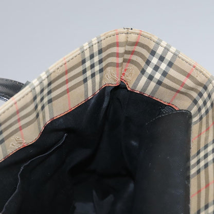 Burberry Nova Check Tote Leather, BEIGE, CANVAS, Tote bag