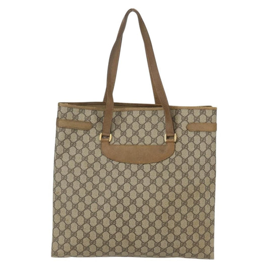 Gucci GG supreme tote bag Canvas, BEIGE, CANVAS, Tote bag