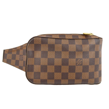 Louis Vuitton Geronimos Waist Bag Damier, BROWN, CANVAS, Clutche & pouche