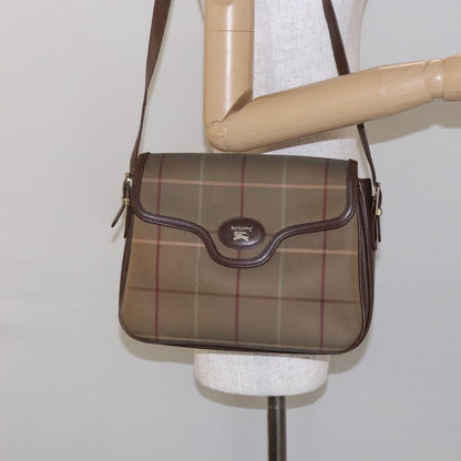 Burberry Nova check Shoulder bag Canvas, BEIGE, CANVAS, Shoulder bag