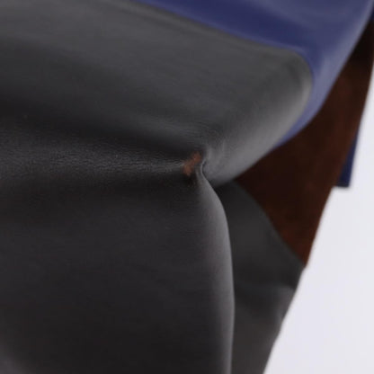 Celine All Soft Bag Leather, BLUE, LEATHER, Handbag