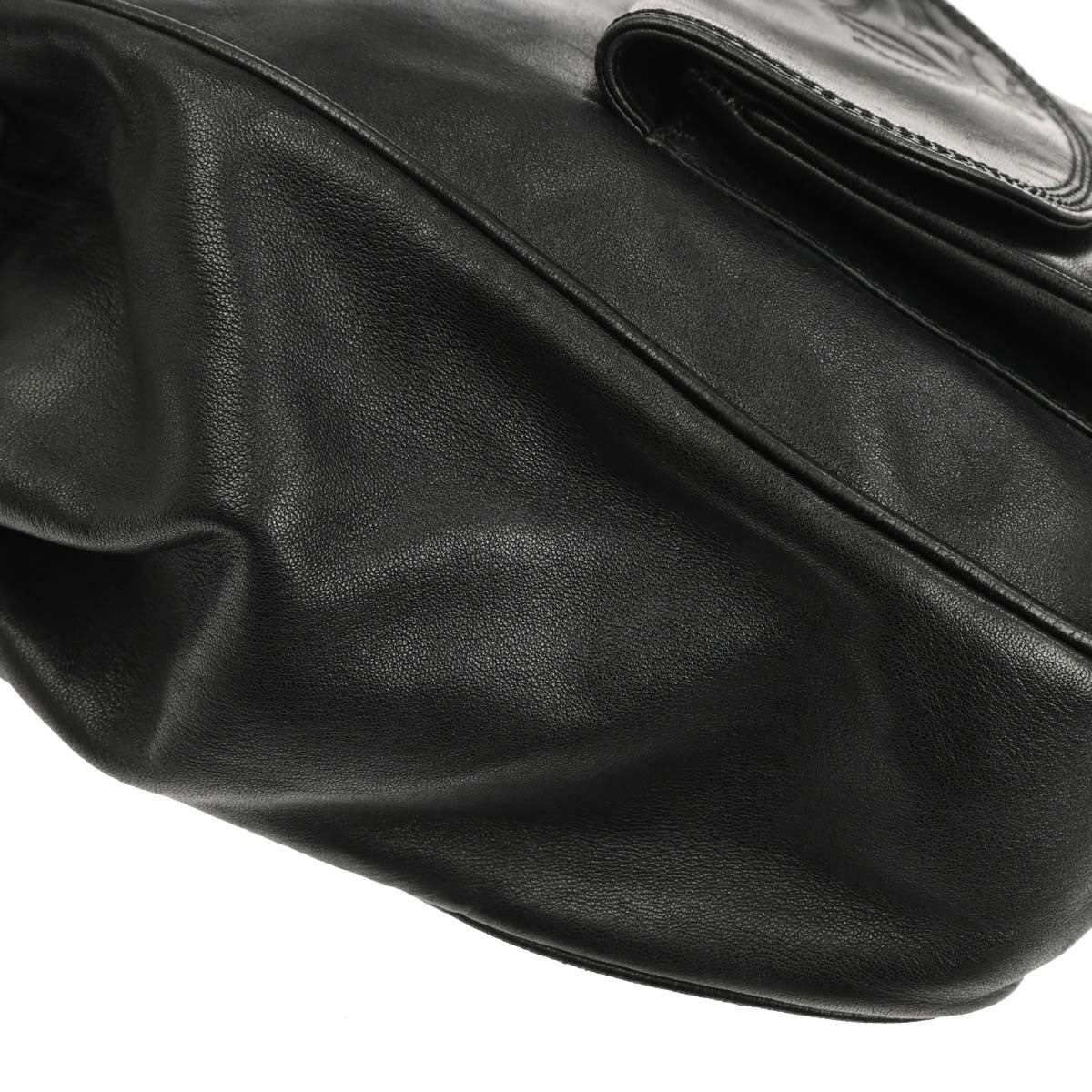Loewe Anagram Backpack Leather, BLACK, LEATHER, Backpack