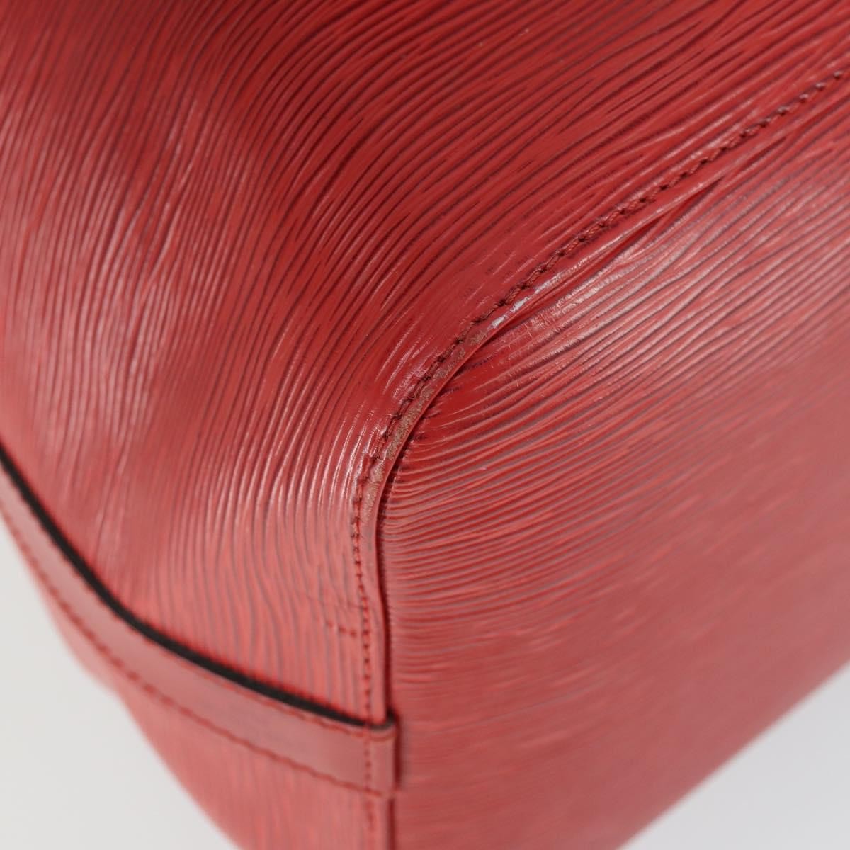 Louis Vuitton Noe Handbag Epi Leather, RED, LEATHER, Shoulder bag