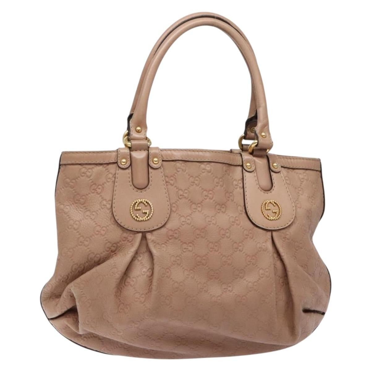 Gucci Scarlett Tote Guccissima Leather, PINK, LEATHER, Tote bag