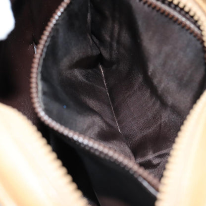 Celine Macadam Shoulder Bag Canvas, BEIGE, CANVAS, Shoulder bag