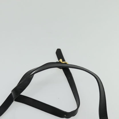 Salvatore Ferragamo Vala Shoulder Bag Leather, BLACK, LEATHER, Shoulder bag