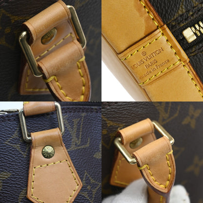 Louis Vuitton Alma Handbag Monogram Canvas, Brown, Canvas, Handbag