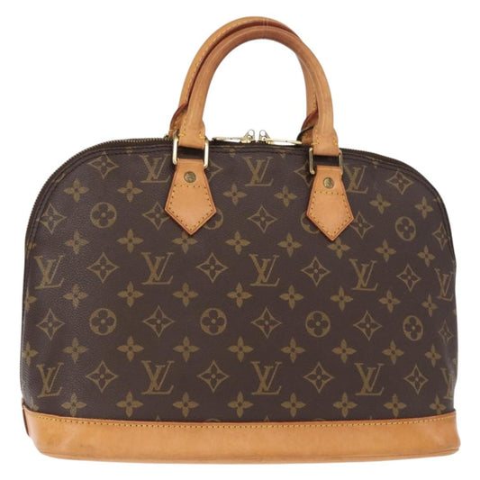 Louis Vuitton Alma Handbag Monogram Canvas, BROWN, CANVAS, Handbag