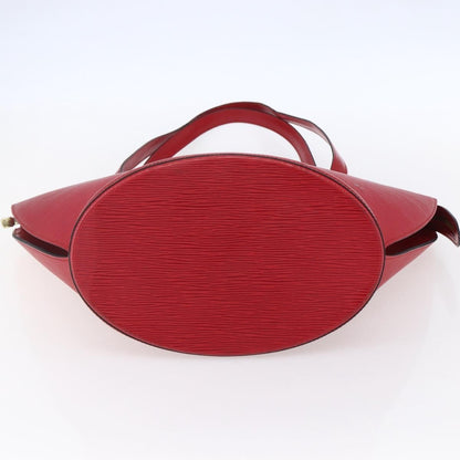 Louis Vuitton Saint Jacques Handbag Epi Leather, RED, LEATHER, Shoulder bag