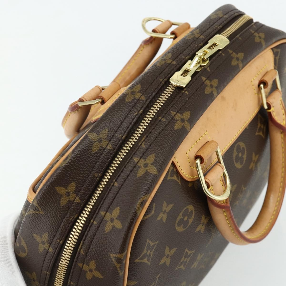 Louis Vuitton Trouville Handbag Monogram Canvas, Monogram, Canvas, Handbag