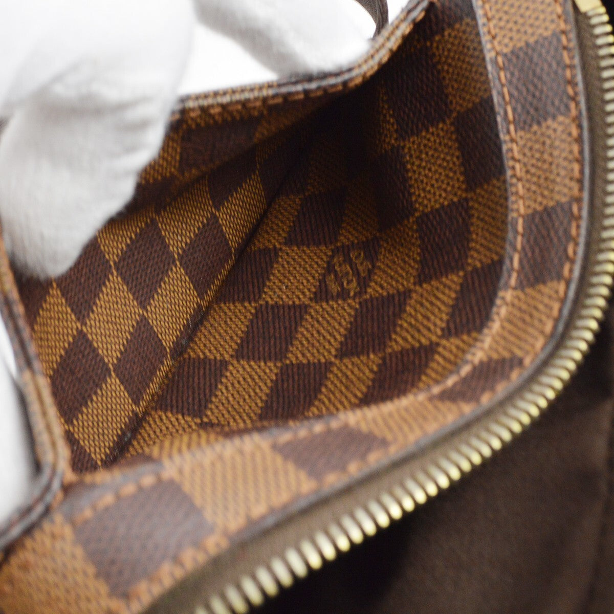 Louis Vuitton Geronimos Waist Bag Damier, BROWN, CANVAS, Clutche & pouche