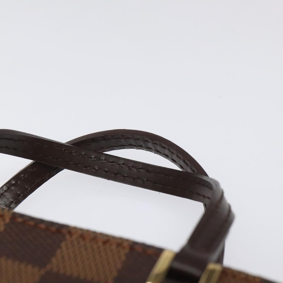 Louis Vuitton Manosque Pochette Damier, BROWN, CANVAS, Clutche & pouche