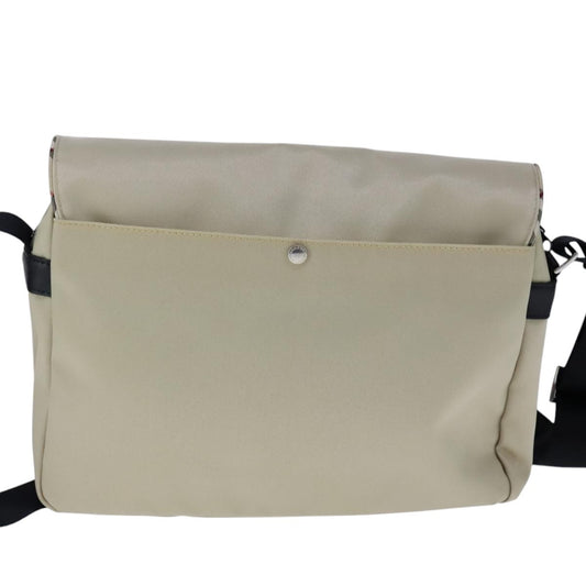 Burberry Vintage Crossbody Bag House Check Coated Canvas, BEIGE, NYLON, Shoulder bag