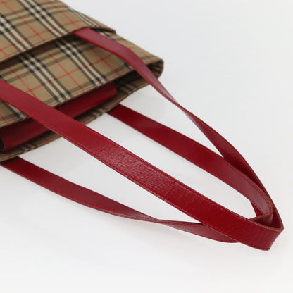Burberry Nova Check Tote canvas check pattern, BEIGE, CANVAS, Tote bag