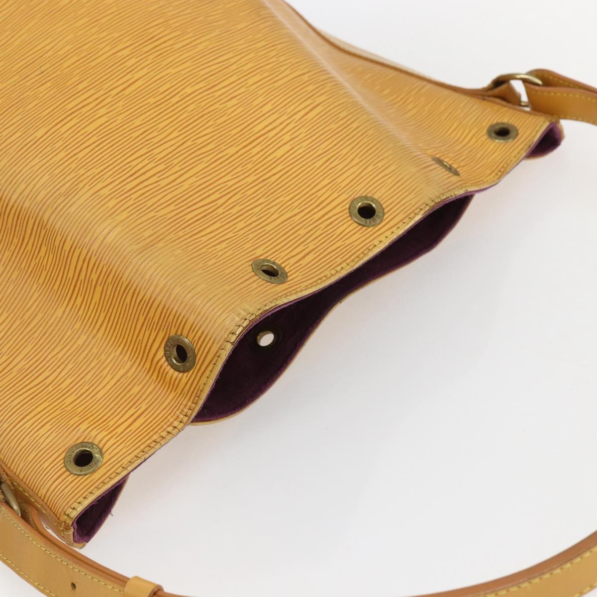 Louis Vuitton Petit Noe Handbag Epi Leather, YELLOW, LEATHER, Shoulder bag