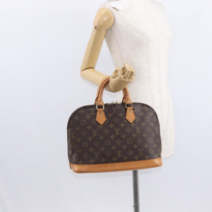Louis Vuitton Alma Handbag Monogram Canvas, BROWN, CANVAS, Handbag
