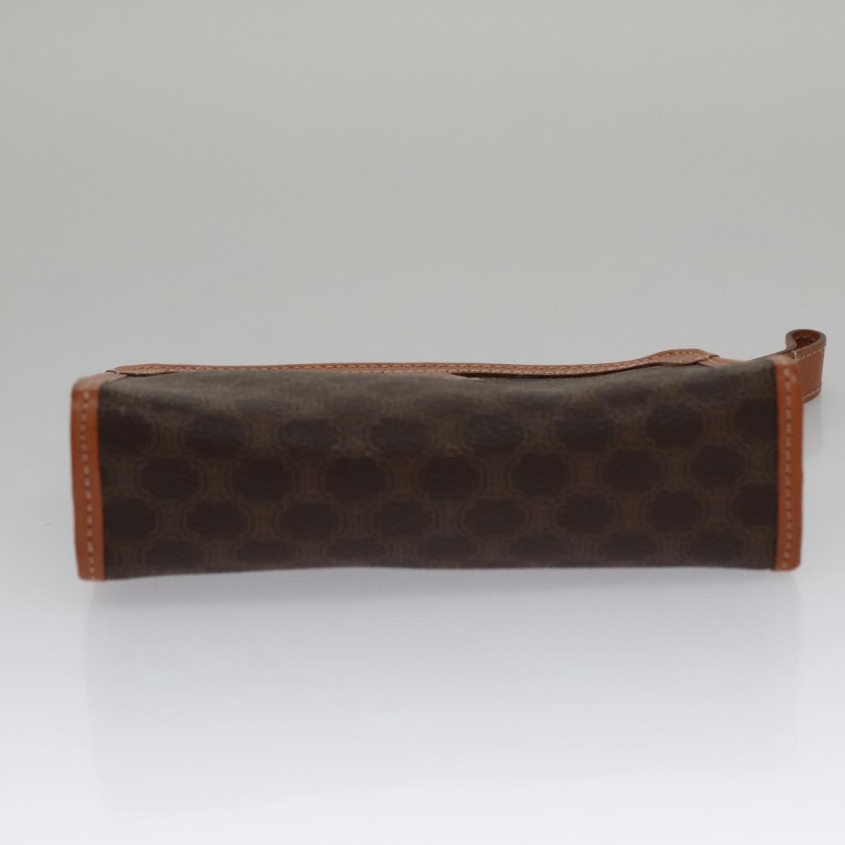 Celine Macadam Pochette Clutch, BROWN, PVC, Clutche & pouche