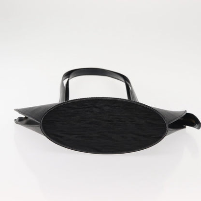 Louis Vuitton Saint Jacques Handbag Epi Leather, BLACK, LEATHER, Shoulder bag