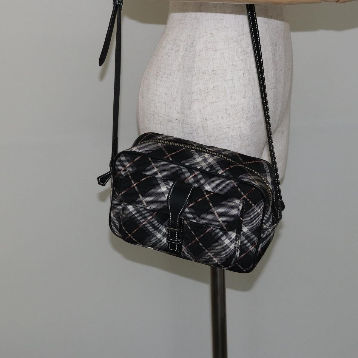 Burberry Nova Check Blue Label Nylon, BLACK, NYLON, Travel bag