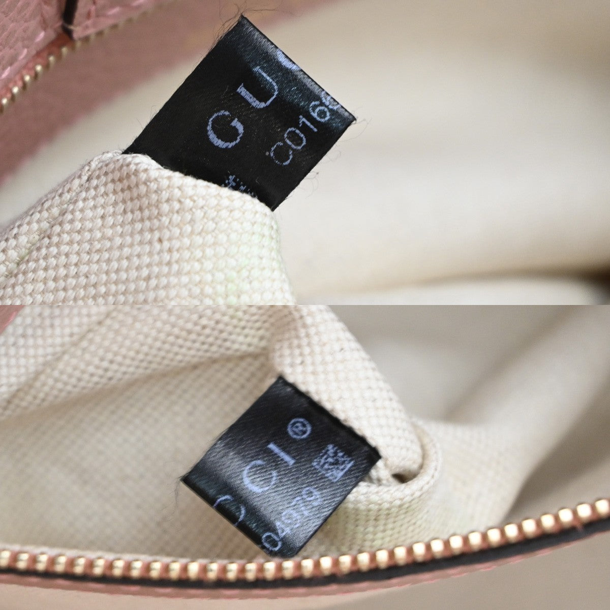 Gucci Swing Tote Leather, GRAY, LEATHER, Tote bag