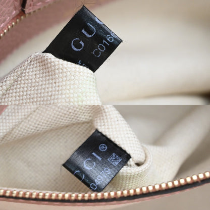 Gucci Swing Tote Leather, GRAY, LEATHER, Tote bag