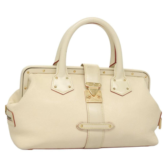 Louis Vuitton Suhali L'Ingenieux Handbag Leather, WHITE, LEATHER, Handbag