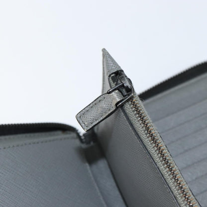 Prada Saffiano Wallet Leather, BLACK, LEATHER, Wallets