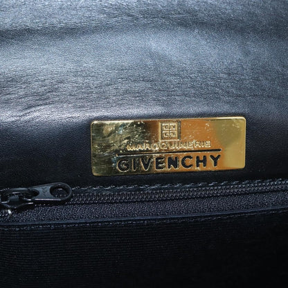 Givenchy Vintage Handbag Leather, BLACK, LEATHER, Handbag