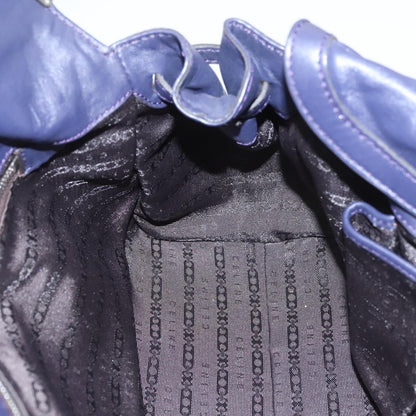 Celine Shoulder Bag Leather, PURPLE, LEATHER, Shoulder bag