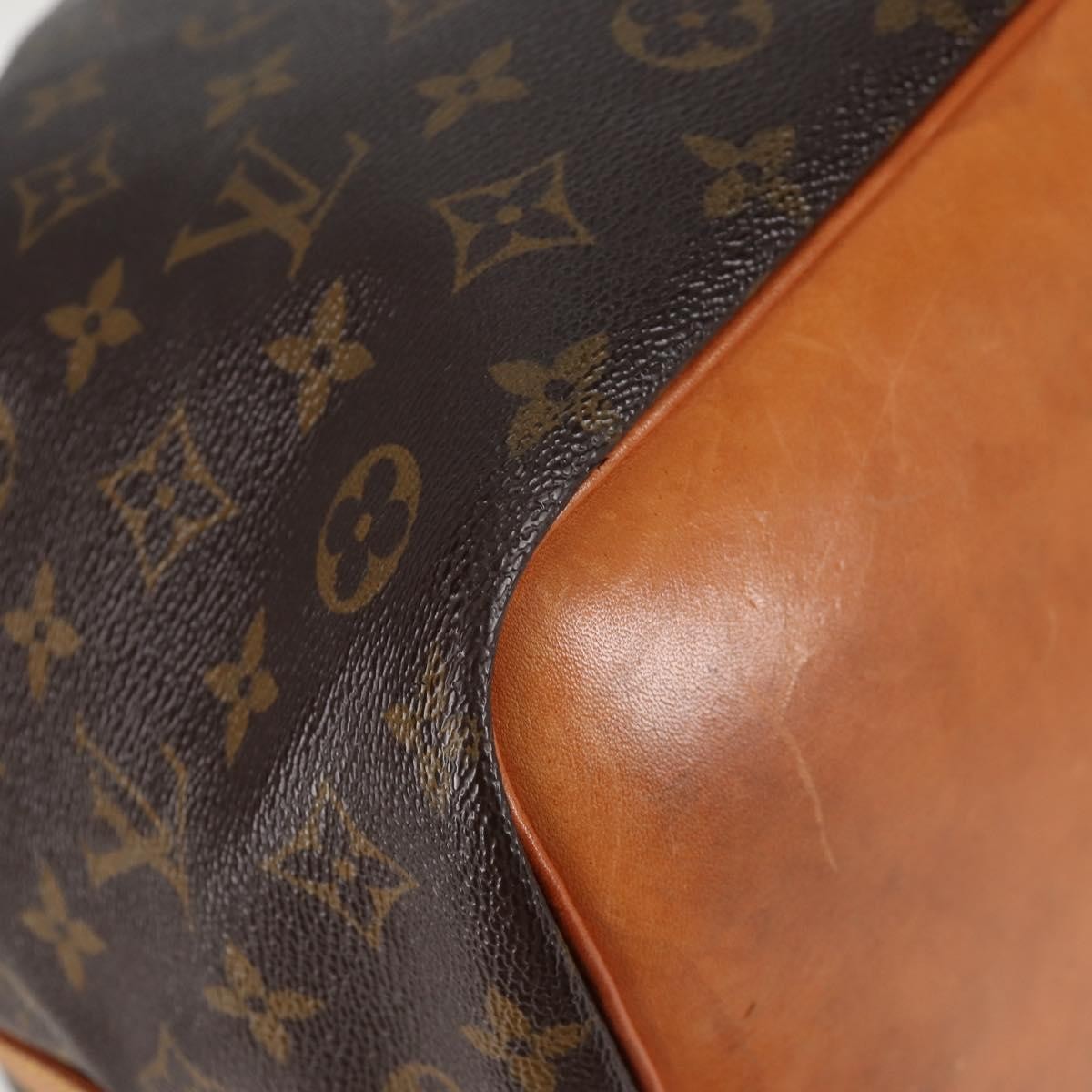 Louis Vuitton Petit Noe Handbag Monogram Canvas, BROWN, CANVAS, Handbag