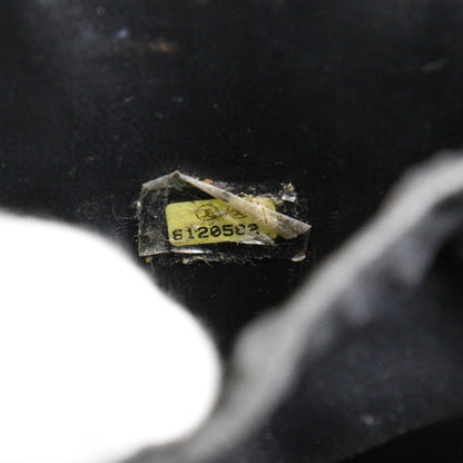 Chanel Vintage Timeless Cosmetic Case Caviar, BLACK, LEATHER, Toiletry Case