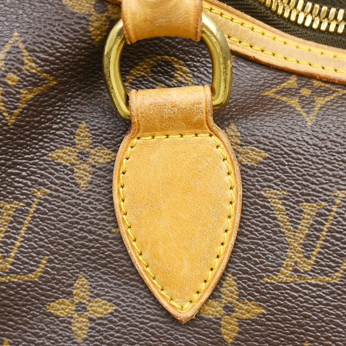 Louis Vuitton Lockit Handbag Monogram Canvas, Brown, Canvas, Shoulder Bag