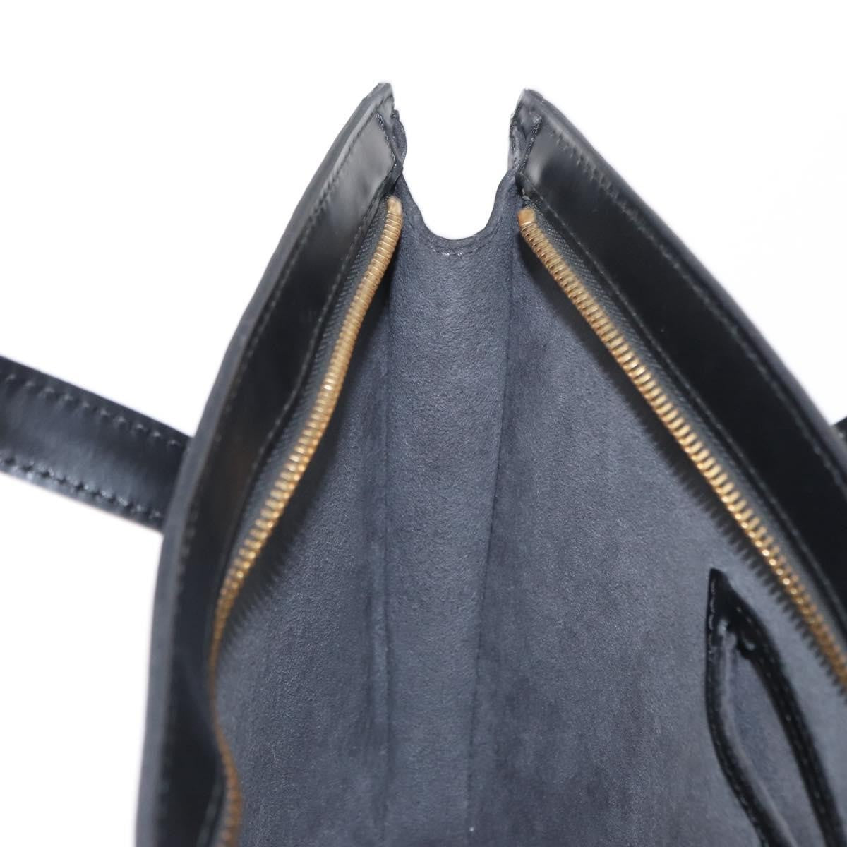 Louis Vuitton Saint Jacques Handbag Epi Leather, BLACK, LEATHER, Handbag