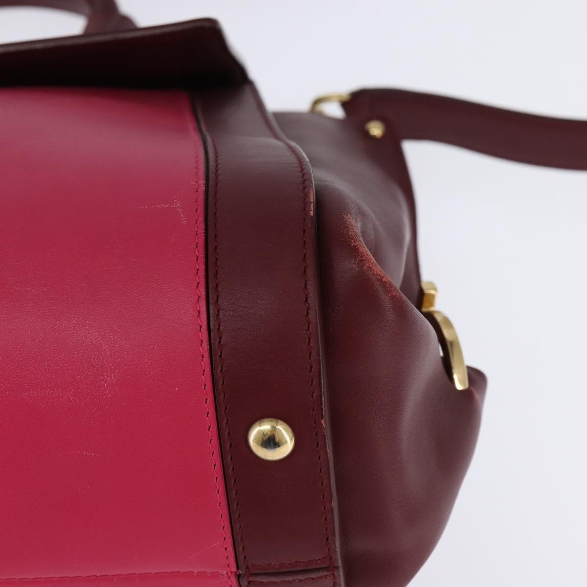 Salvatore Ferragamo Sofia Satchel Leather, PINK, LEATHER, Handbag