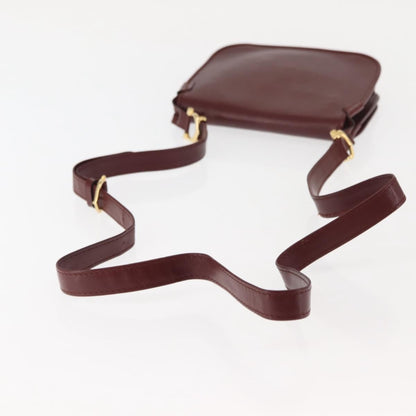 cartier Must de Cartier Shoulder Bag Leather, BURGUNDY, LEATHER, Shoulder bag