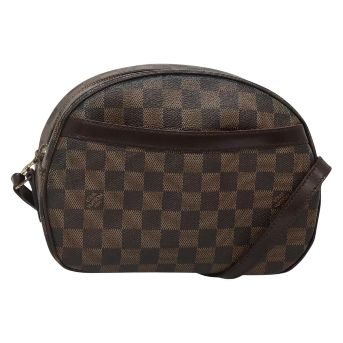 Louis Vuitton Blois Handbag Monogram Canvas, BROWN, CANVAS, Shoulder bag