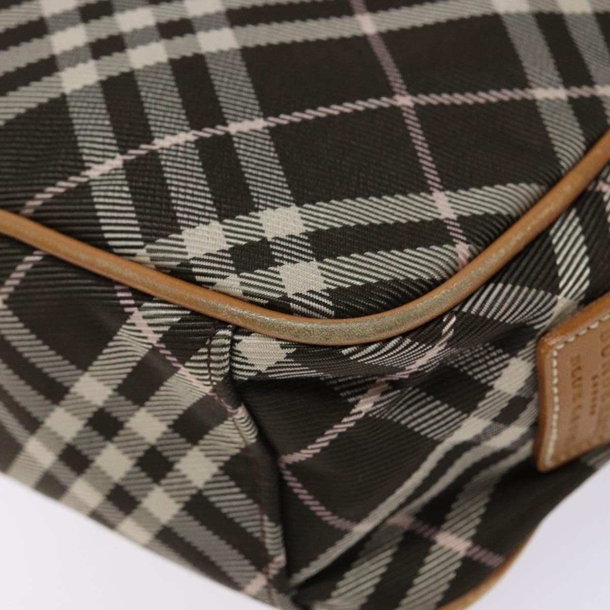 Burberry Nova Check Blue Label Canvas, BROWN, CANVAS, Shoulder bag