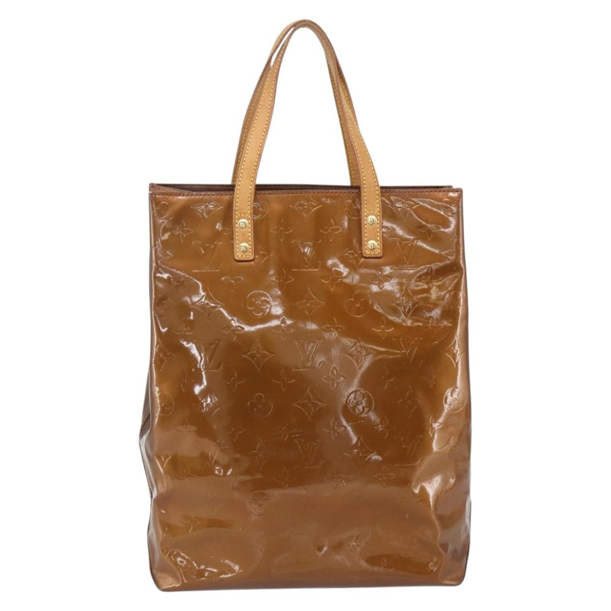 Louis Vuitton Reade Handbag Monogram Vernis, BROWN, PATENT_LEATHER, Handbag