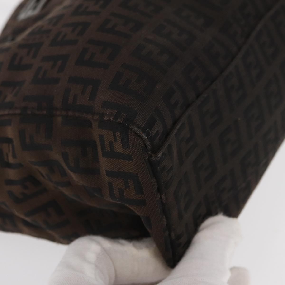 Fendi Zucca Tote bag Canvas, BROWN, CANVAS, Tote bag