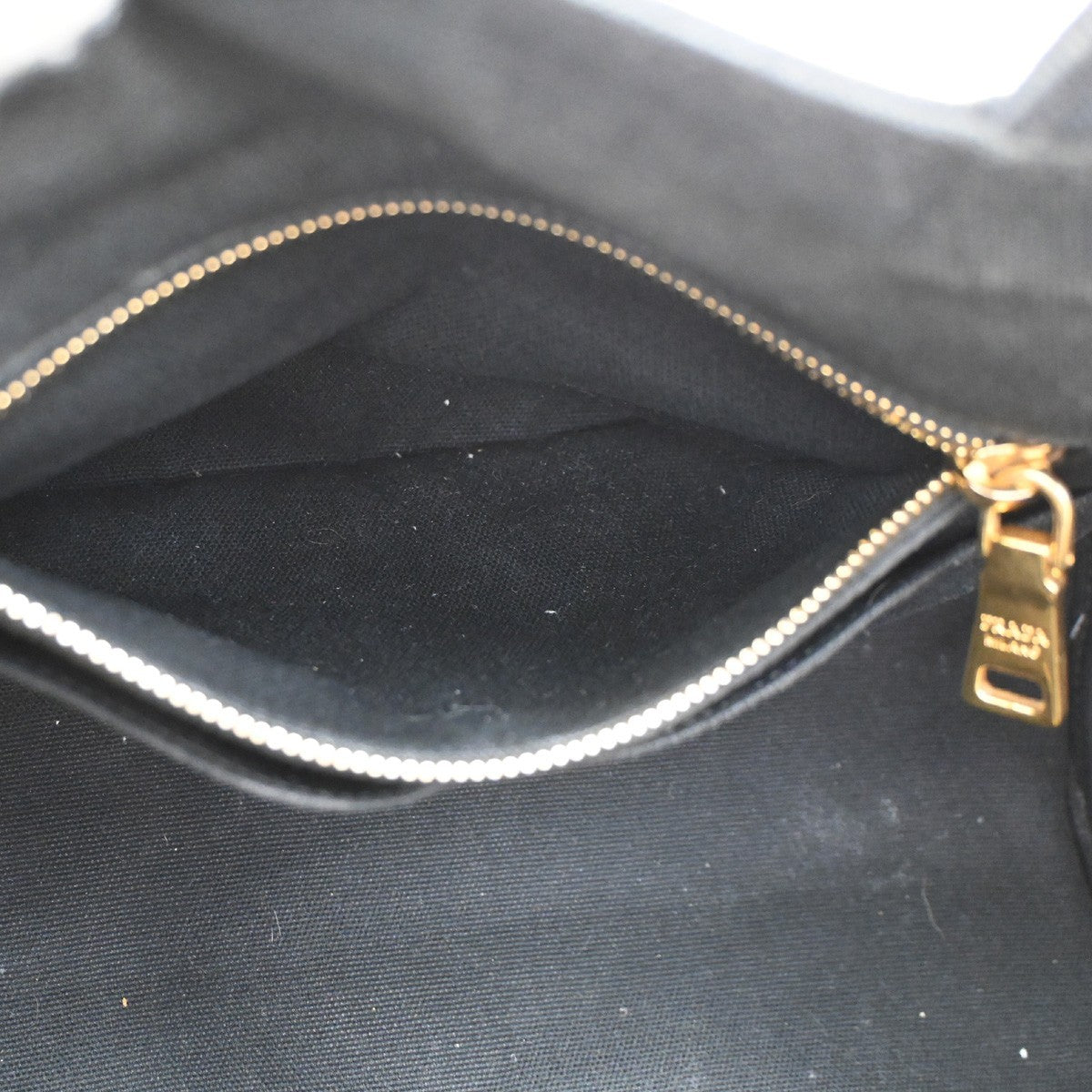 Prada Canapa Open Tote Canvas, GREEN, CANVAS, Handbag