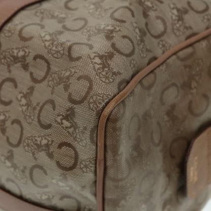 Celine Vintage Macadam Handbag Macadam, BEIGE, LEATHER, Handbag